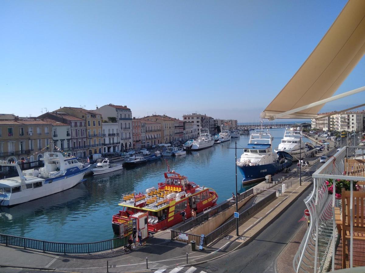 Grand T2 Au Coeur De Ville Avec Vue Sur Quais Et Mer Sète Exteriör bild